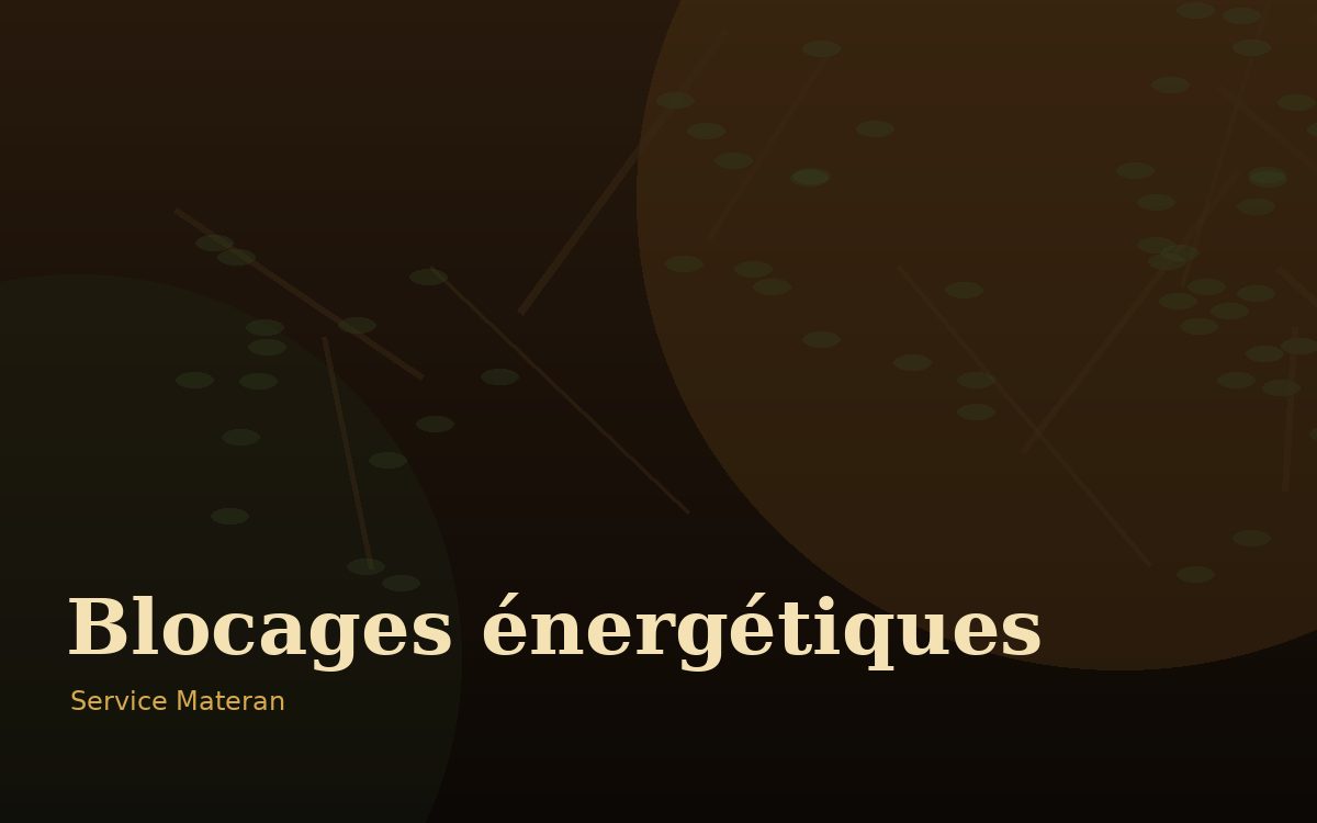 Image optimisée SEO pour Blocages énergétiques
