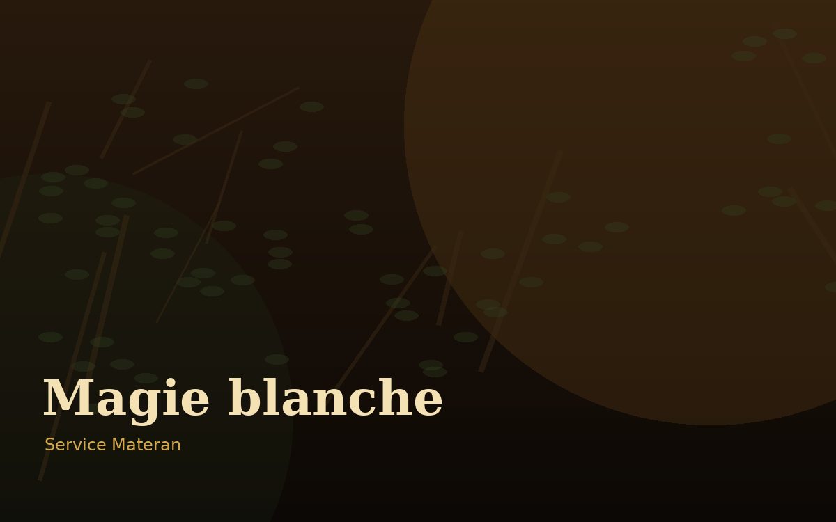 Image optimisée SEO pour Magie blanche