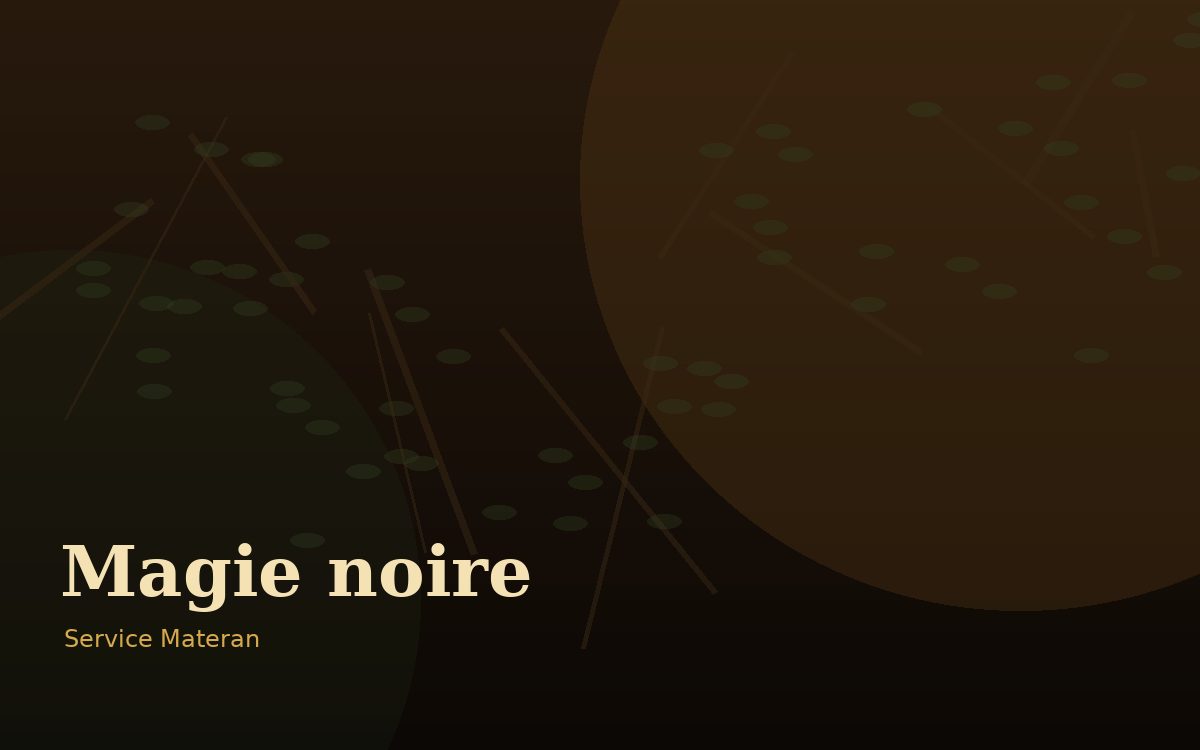 Image optimisée SEO pour Magie noire