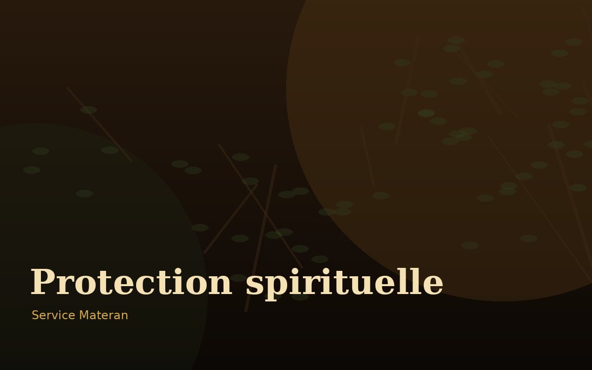 Protection spirituelle Materan