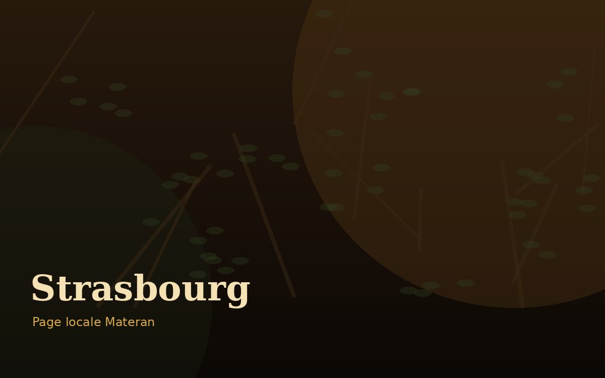 Illustration page locale Strasbourg